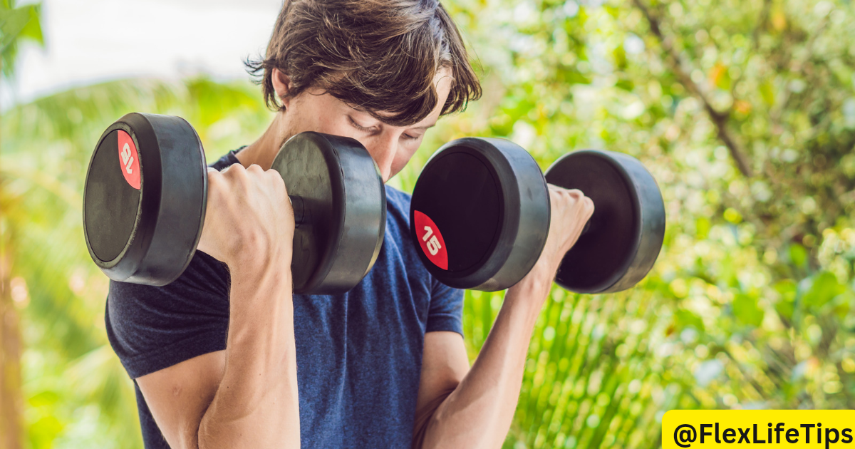 Chest-and-Arm-Workout-with-Dumbbells